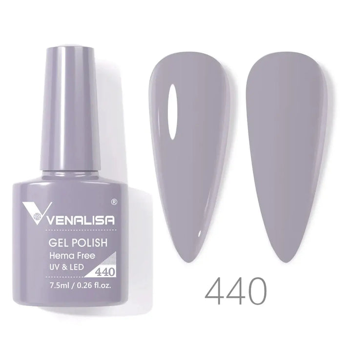 VENALISA 7.5ml Nail Gel Polish VIP5 HEMA Free Semi Permanent Soak off UV LED Nail Gel Varnish Full Coverage Nail Gel Lacquer Makeup art
