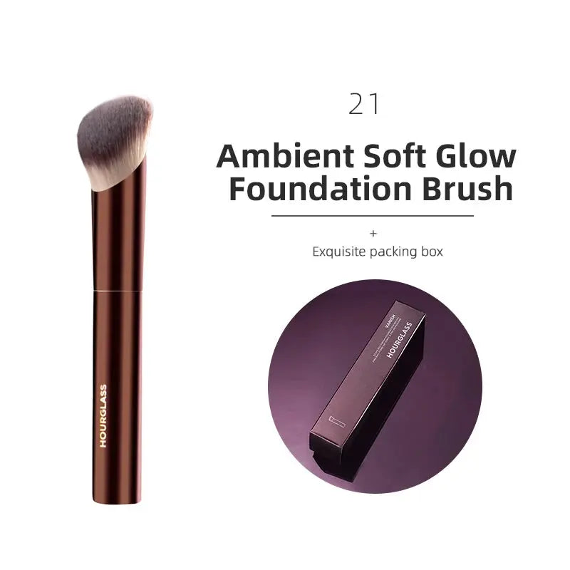 Hourglass Makeup Brushes Powder Foundation Concealer Blusher Bronzer Eye Shadow Eyebrow Eyeliner Sculpting Brush Makeup art