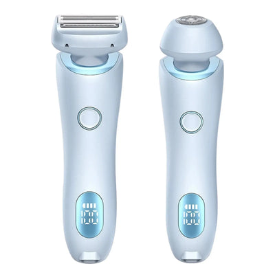2-in-1 Bikini & Body Trimmer - Women's IPX7 Waterproof Electric Shaver for Face Underarms Legs, Painless Hair Removal Kit Makeup art