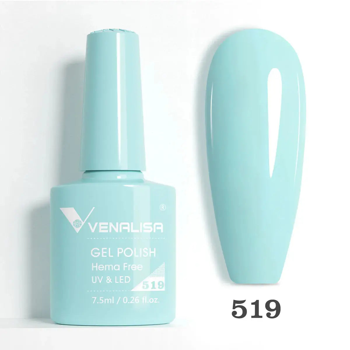 VENALISA 7.5ml Nail Gel Polish VIP5 HEMA Free Semi Permanent Soak off UV LED Nail Gel Varnish Full Coverage Nail Gel Lacquer Makeup art