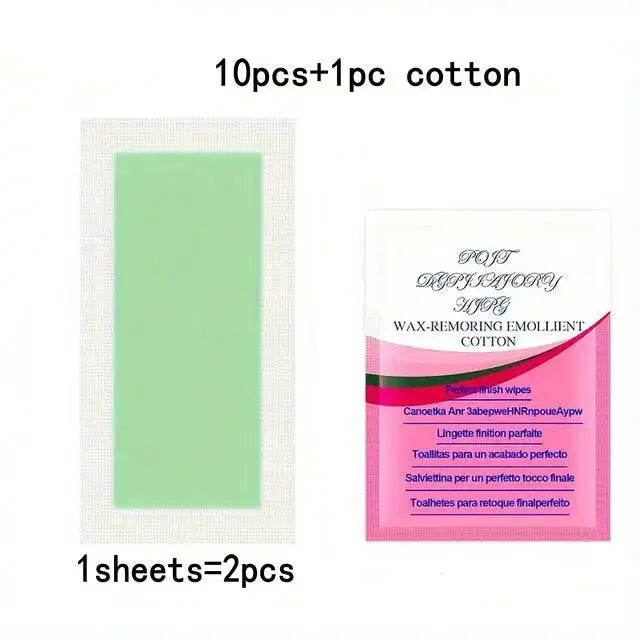 10/20/30/50 Pcs Depilatory Wax Strips For Hair Removal Wax Paper Cold Wax Strips Paper For Face Neck Arm Leg Body Beauty Tools Makeup art