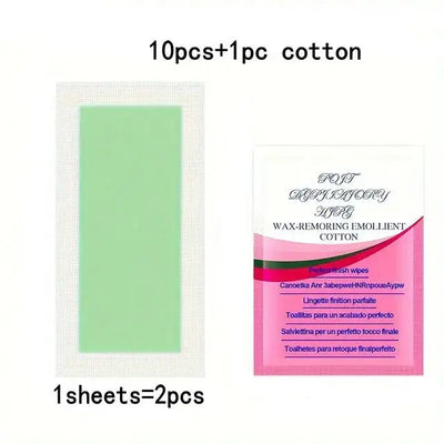 10/20/30/50 Pcs Depilatory Wax Strips For Hair Removal Wax Paper Cold Wax Strips Paper For Face Neck Arm Leg Body Beauty Tools Makeup art