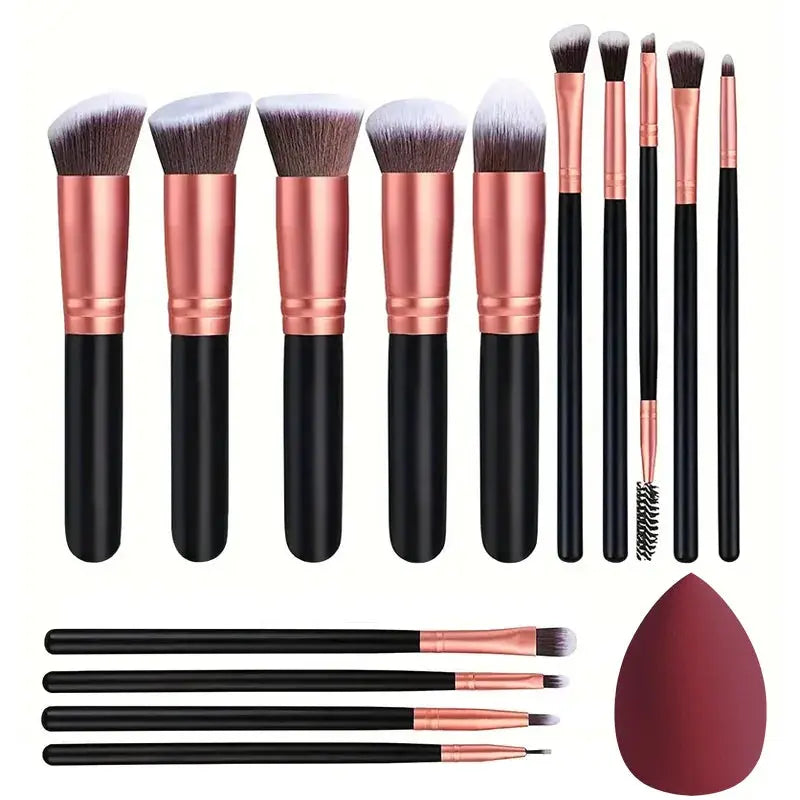 NEW 14PCS Makeup Brushes Set  Soft Fluffy Foundation Blush Powder Eyeshadow Blending Female Cosmetics Beauty Tool Christmas gift Makeup art