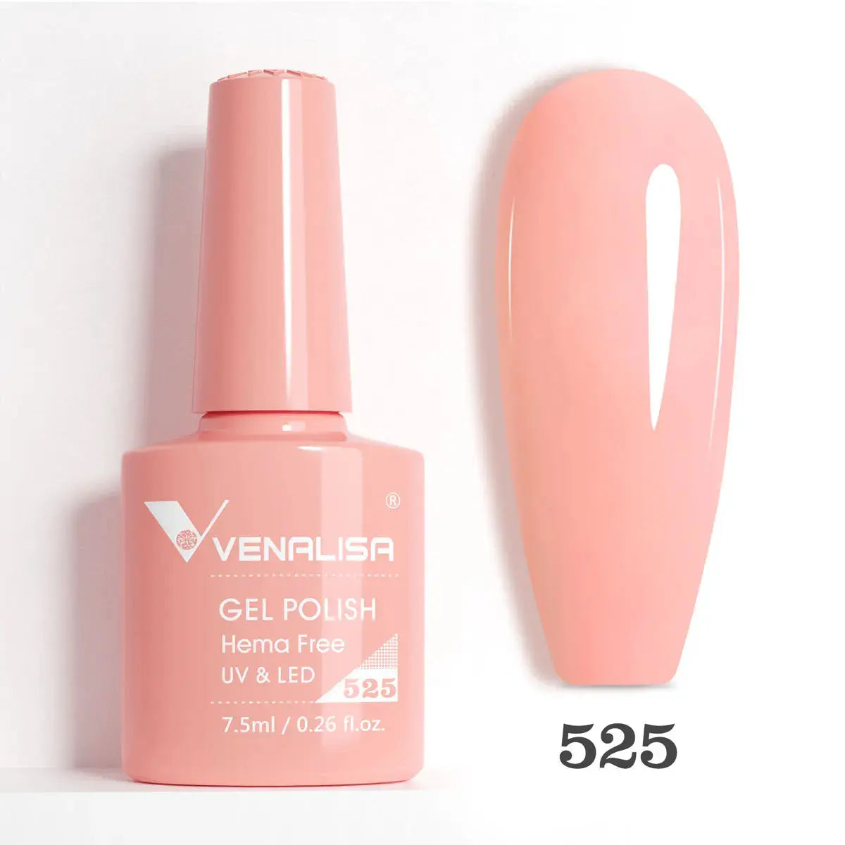 VENALISA 7.5ml Nail Gel Polish VIP5 HEMA Free Semi Permanent Soak off UV LED Nail Gel Varnish Full Coverage Nail Gel Lacquer Makeup art