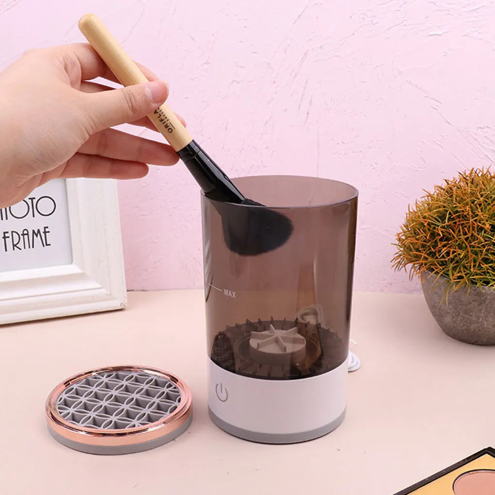 New Makeup Brush Cleaner Automatic Rotating Makeup Brush Cleaner  Electric Cosmetic Makeup Brush Rotary Washing Machine Makeup art