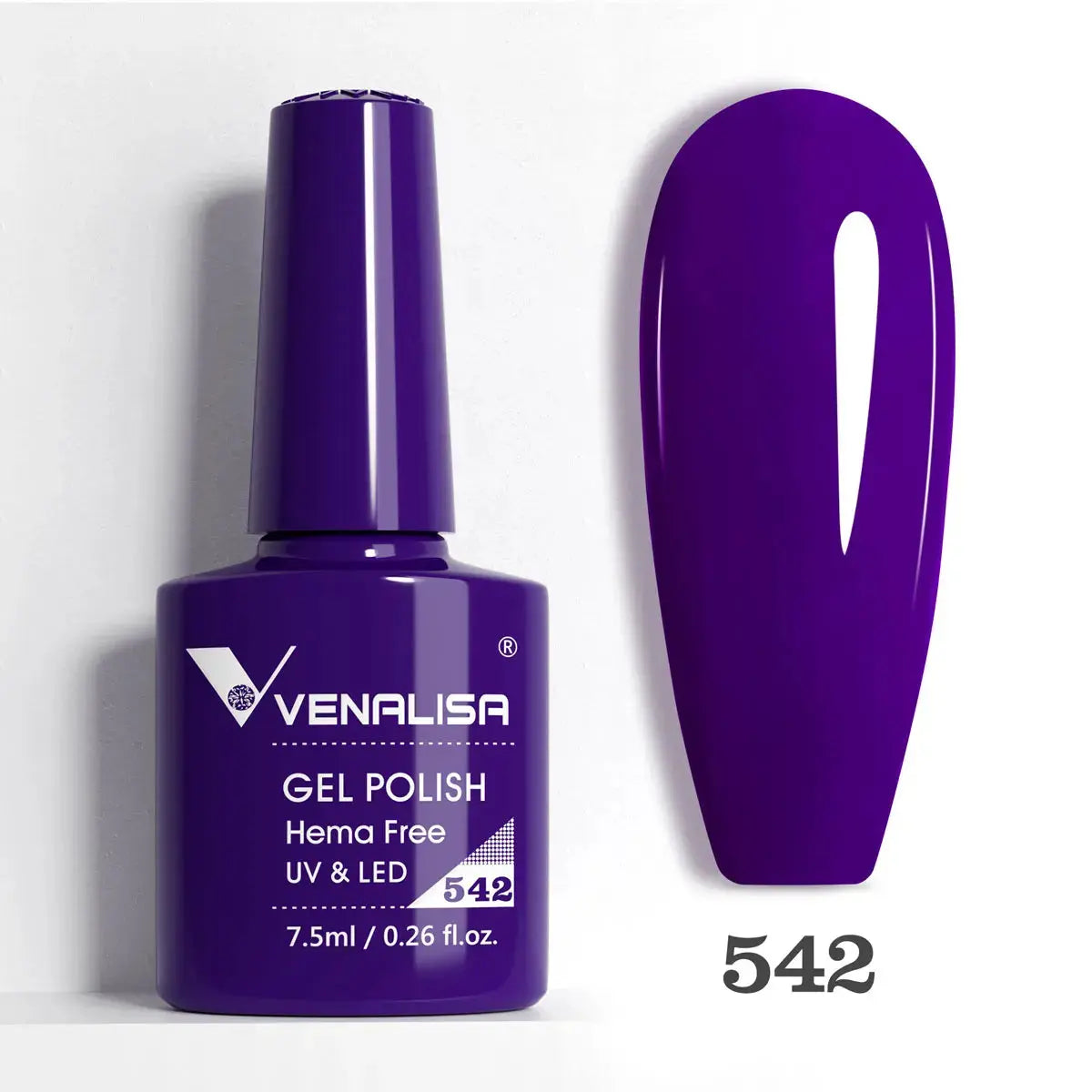 VENALISA 7.5ml Nail Gel Polish VIP5 HEMA Free Semi Permanent Soak off UV LED Nail Gel Varnish Full Coverage Nail Gel Lacquer Makeup art