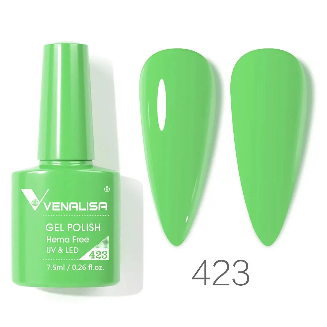 VENALISA 7.5ml Nail Gel Polish VIP5 HEMA Free Semi Permanent Soak off UV LED Nail Gel Varnish Full Coverage Nail Gel Lacquer Makeup art