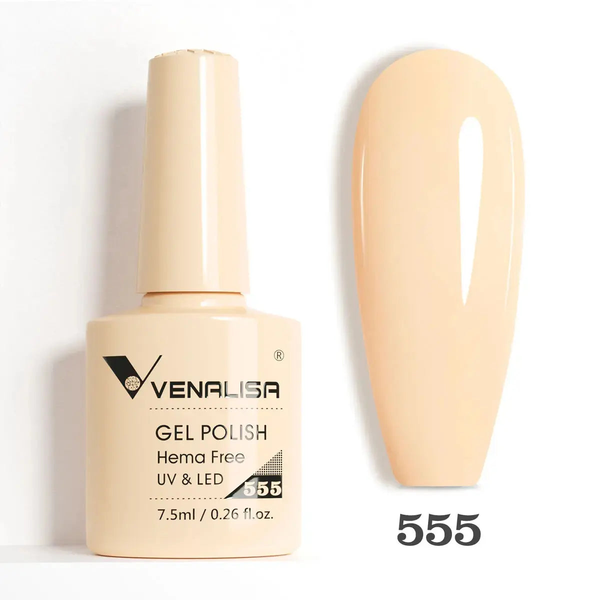 VENALISA 7.5ml Nail Gel Polish VIP5 HEMA Free Semi Permanent Soak off UV LED Nail Gel Varnish Full Coverage Nail Gel Lacquer Makeup art