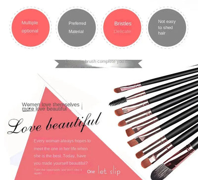 20pcs Eye brush Complete eyeshadow Brush Beauty Tool Explosive neutral logo Free Eyeliner brush Makeup art