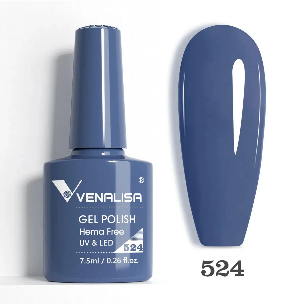 VENALISA 7.5ml Nail Gel Polish VIP5 HEMA Free Semi Permanent Soak off UV LED Nail Gel Varnish Full Coverage Nail Gel Lacquer Makeup art