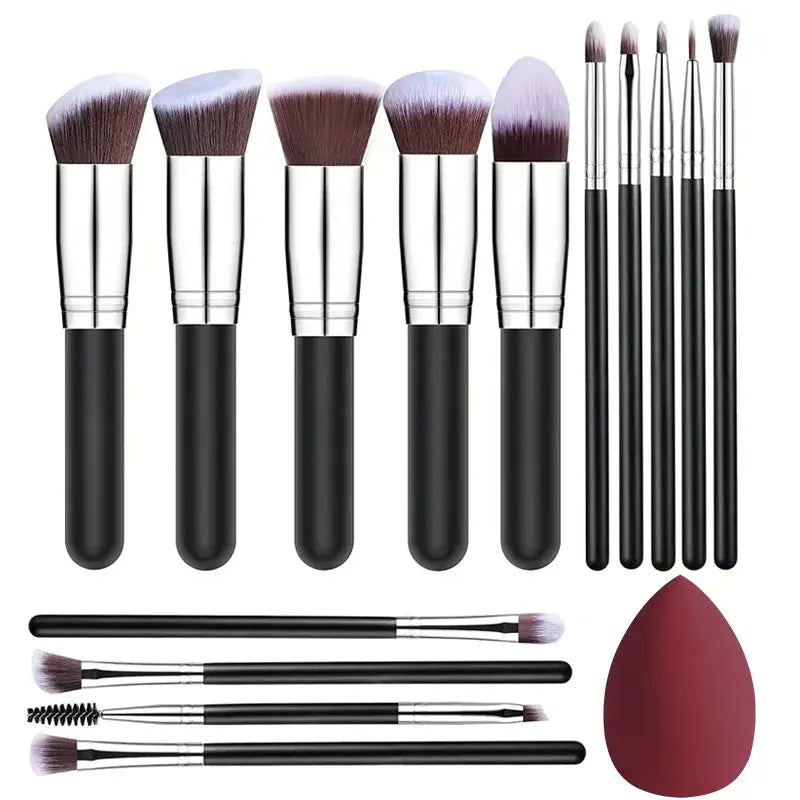 NEW 14PCS Makeup Brushes Set  Soft Fluffy Foundation Blush Powder Eyeshadow Blending Female Cosmetics Beauty Tool Christmas gift Makeup art