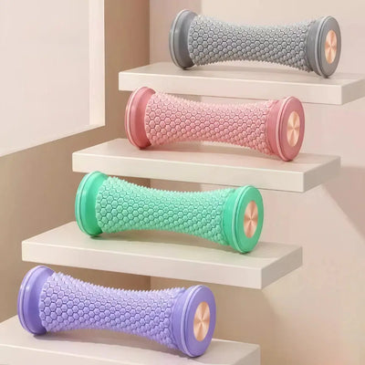 Foot Massager Massage Roller Yoga Massage Ball Plantar Fascia Roller Muscle Relaxation Care Plastic Manual Foot Massager Rollers Makeup art