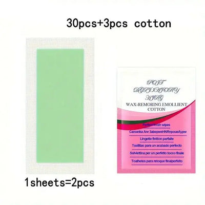 10/20/30/50 Pcs Depilatory Wax Strips For Hair Removal Wax Paper Cold Wax Strips Paper For Face Neck Arm Leg Body Beauty Tools Makeup art