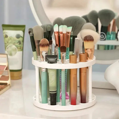 360° Rotating Makeup Brush & Accessory Organizer Makeup art
