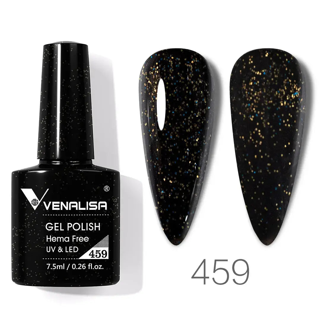 VENALISA 7.5ml Nail Gel Polish VIP5 HEMA Free Semi Permanent Soak off UV LED Nail Gel Varnish Full Coverage Nail Gel Lacquer Makeup art