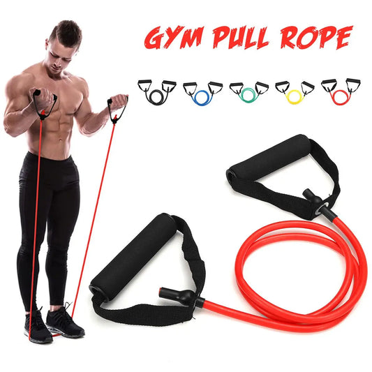 5-Level Resistance Tube Bands with Handles