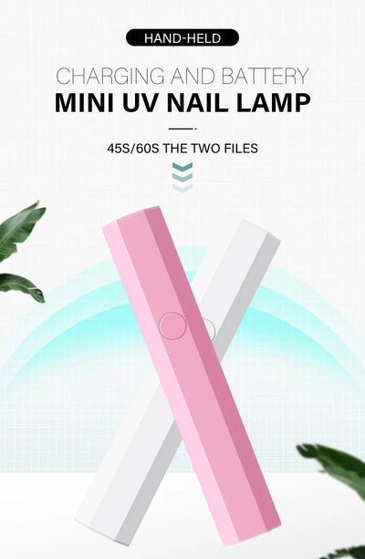 CNHIDS Portable Salon Quick Dry USB Nail Dryer Machine Home Phototherapy Tools Professional UV LED Nail Lamp Mini Flashlight Pen Makeup art