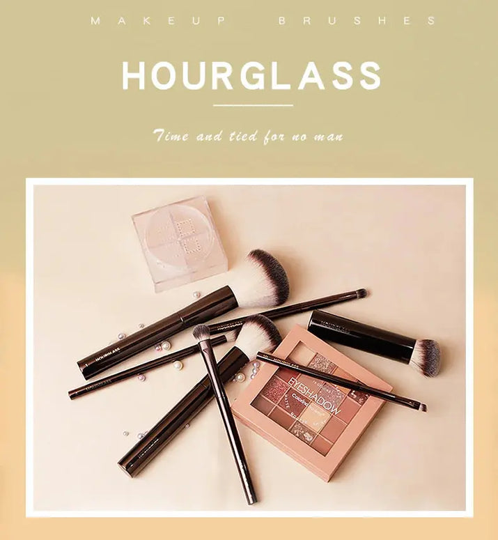 Hourglass Makeup Brushes Powder Foundation Concealer Blusher Bronzer Eye Shadow Eyebrow Eyeliner Sculpting Brush Makeup art