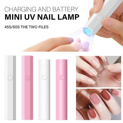 CNHIDS Portable Salon Quick Dry USB Nail Dryer Machine Home Phototherapy Tools Professional UV LED Nail Lamp Mini Flashlight Pen Makeup art