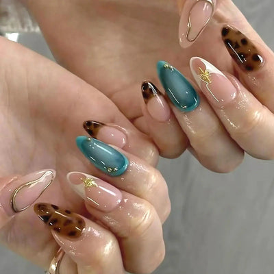24Pcs Pink French Style Fake Nails 3D Bowknot Designs Short Square Press on Nails Sweet Korean Fashion False Nail for Women Girl Makeup art