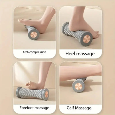 Foot Massager Massage Roller Yoga Massage Ball Plantar Fascia Roller Muscle Relaxation Care Plastic Manual Foot Massager Rollers Makeup art
