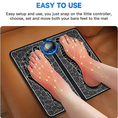 Electric Foot Massager Pad Muscle Massage Relaxation Trainer For Massage Fitness Outdoor Sport Home Family Relax Makeup art