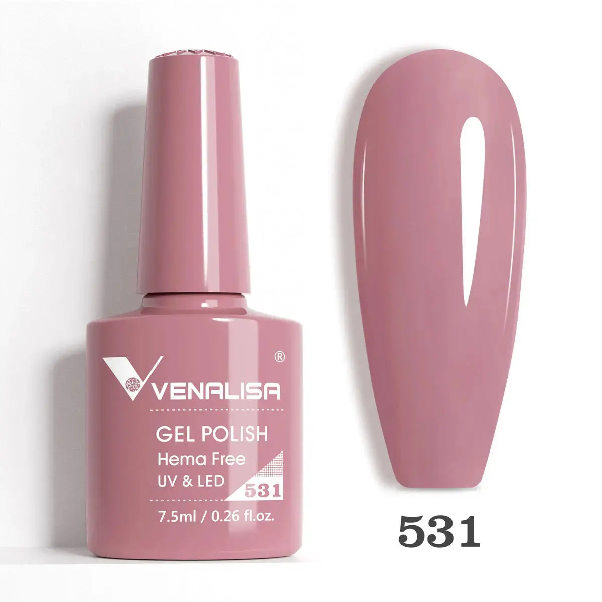 VENALISA 7.5ml Nail Gel Polish VIP5 HEMA Free Semi Permanent Soak off UV LED Nail Gel Varnish Full Coverage Nail Gel Lacquer Makeup art