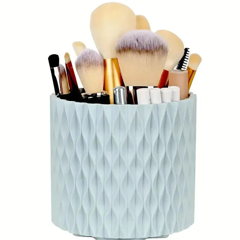 360° Rotating Makeup Tool Storage Box Desktop Organizer Cosmetic Brushes Holder Lipstick Eyebrow Pencil Holder Jewelry Container Makeup art