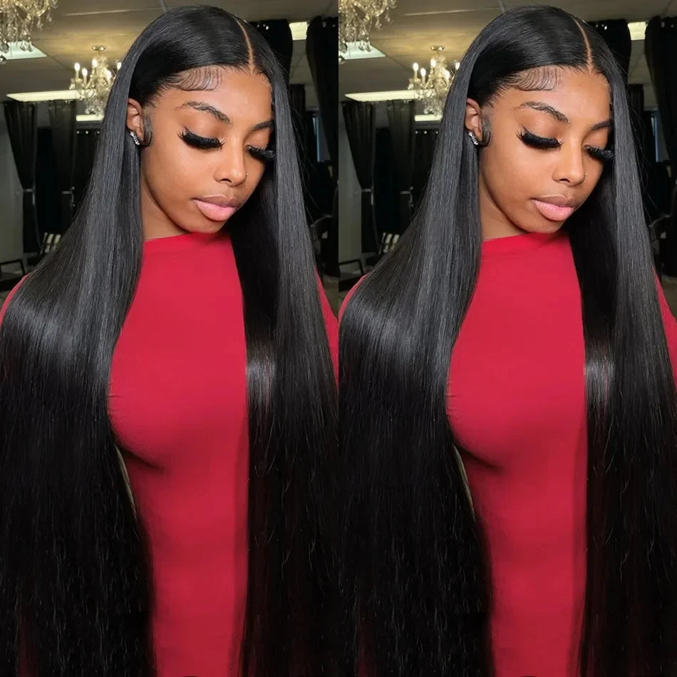 Glueless Bone Straight 4X4 Hd Lace Frontal Wig 13X6 13X4 Black Lace Front Wig Human Hair 5x5 Natural Brazilian Transparent Wigs Makeup art