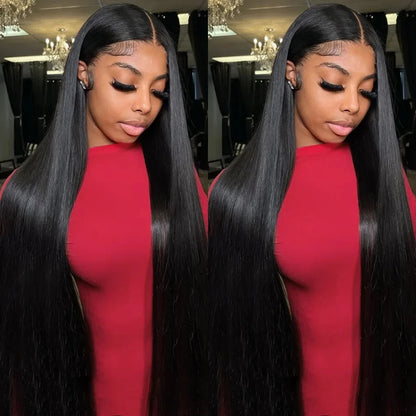 Glueless Bone Straight 4X4 Hd Lace Frontal Wig 13X6 13X4 Black Lace Front Wig Human Hair 5x5 Natural Brazilian Transparent Wigs Makeup art