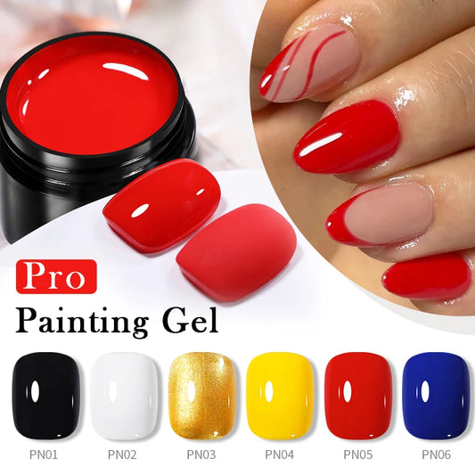 Born Pretty 5ml Nail Art Gel – Liner & Glitter UV Gel.