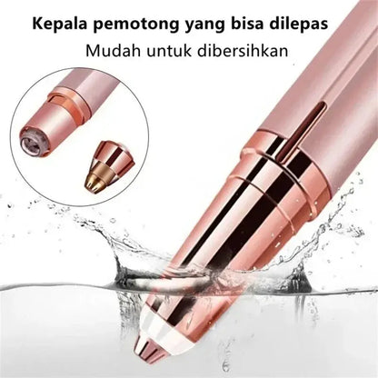Electric Face Eyebrow Trimmer Eye Brow Shaper Pencil Hair Remover For Women Makeup Painless Automatic Eyebrow Shavers Depilator Makeup art