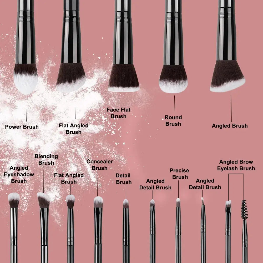 NEW 14PCS Makeup Brushes Set  Soft Fluffy Foundation Blush Powder Eyeshadow Blending Female Cosmetics Beauty Tool Christmas gift Makeup art