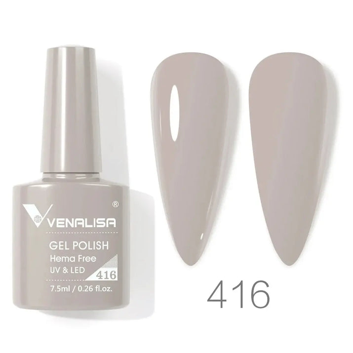VENALISA 7.5ml Nail Gel Polish VIP5 HEMA Free Semi Permanent Soak off UV LED Nail Gel Varnish Full Coverage Nail Gel Lacquer Makeup art