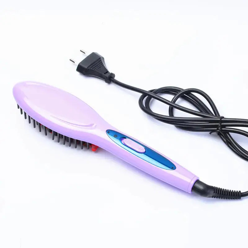 New Professional Electric Hair Straightener Comb Hair Brush Straightening Irons EU/ US/ UK/AU Plug Makeup art