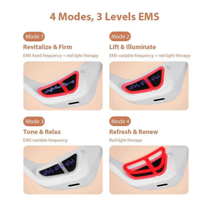 3D Eye Massager with EMS & Red Light