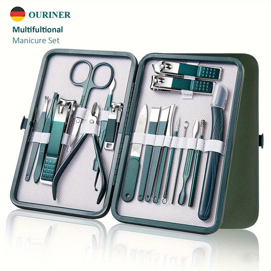 Professional Nail Care Kit – 7/10/12/18 Pcs with Travel Case.