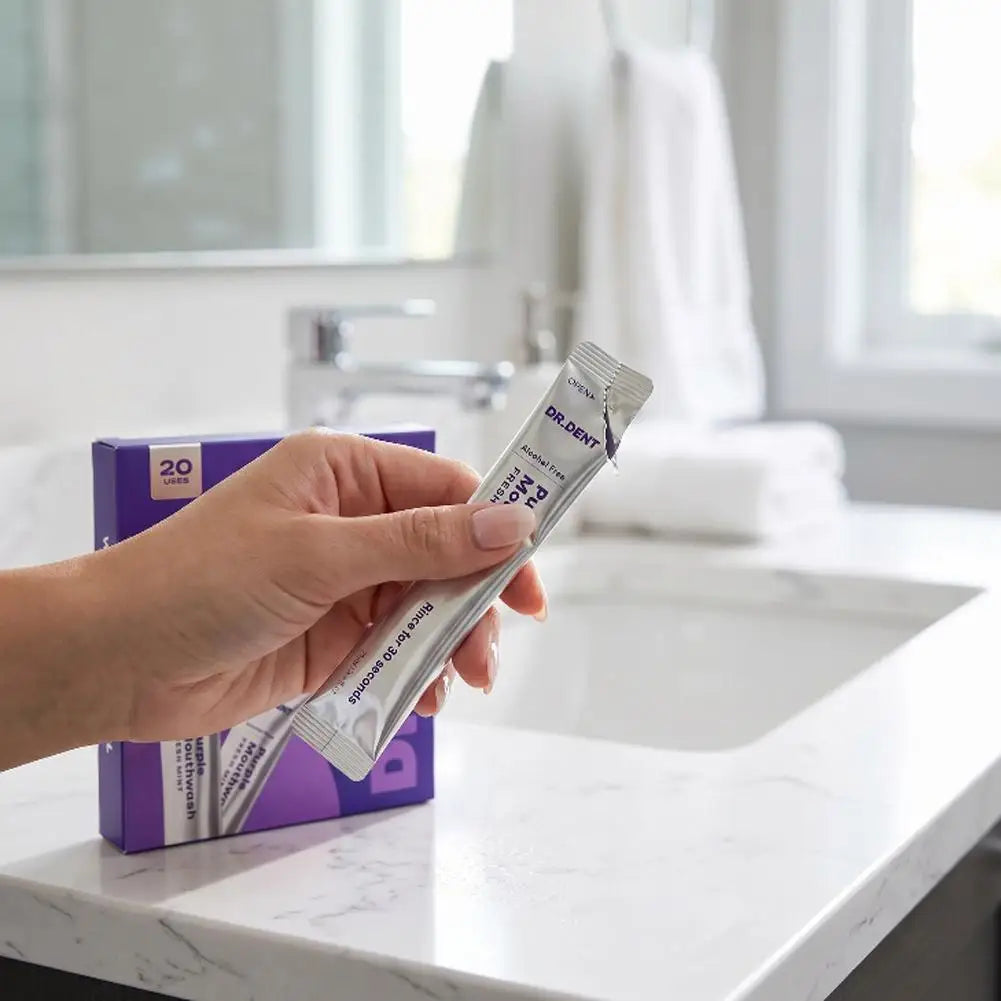 Purple Teeth Whitening Mouthwash – Instant Colour Correcting Formula