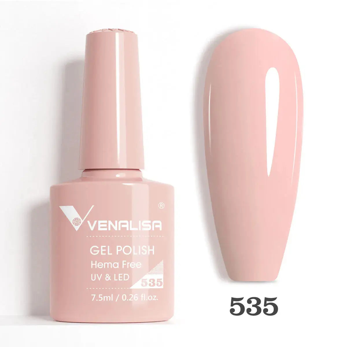 VENALISA 7.5ml Nail Gel Polish VIP5 HEMA Free Semi Permanent Soak off UV LED Nail Gel Varnish Full Coverage Nail Gel Lacquer Makeup art