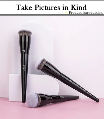 Flat Top Foundation Makeup Brushes Flat Angled Synthetic Hair Face Contour Foundation Liquid Cream Bronzer Buffing Makeup Tool Makeup art