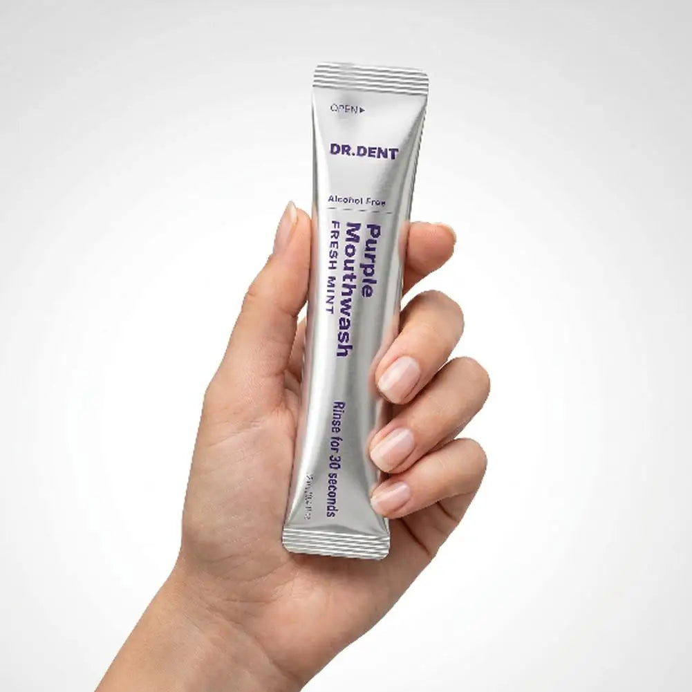 Purple Teeth Whitening Mouthwash – Instant Colour Correcting Formula