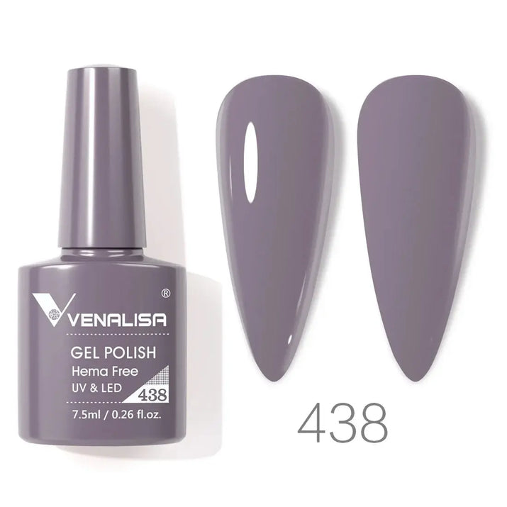 VENALISA 7.5ml Nail Gel Polish VIP5 HEMA Free Semi Permanent Soak off UV LED Nail Gel Varnish Full Coverage Nail Gel Lacquer Makeup art