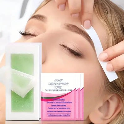 10/20/30/50 Pcs Depilatory Wax Strips For Hair Removal Wax Paper Cold Wax Strips Paper For Face Neck Arm Leg Body Beauty Tools Makeup art