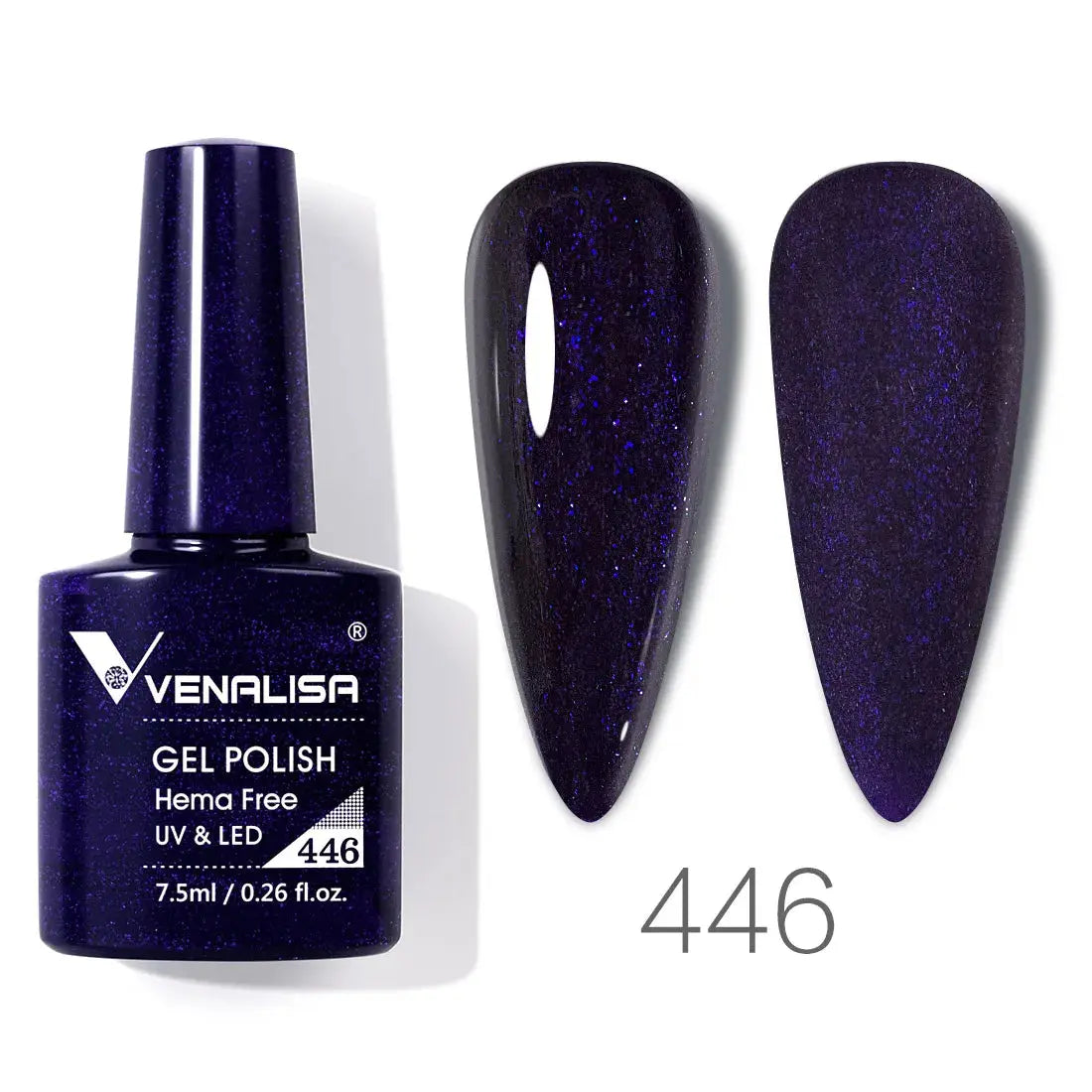 VENALISA 7.5ml Nail Gel Polish VIP5 HEMA Free Semi Permanent Soak off UV LED Nail Gel Varnish Full Coverage Nail Gel Lacquer Makeup art