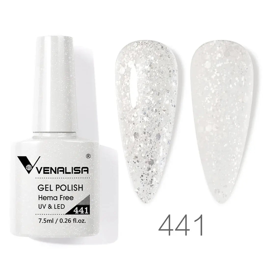 VENALISA 7.5ml Nail Gel Polish VIP5 HEMA Free Semi Permanent Soak off UV LED Nail Gel Varnish Full Coverage Nail Gel Lacquer Makeup art