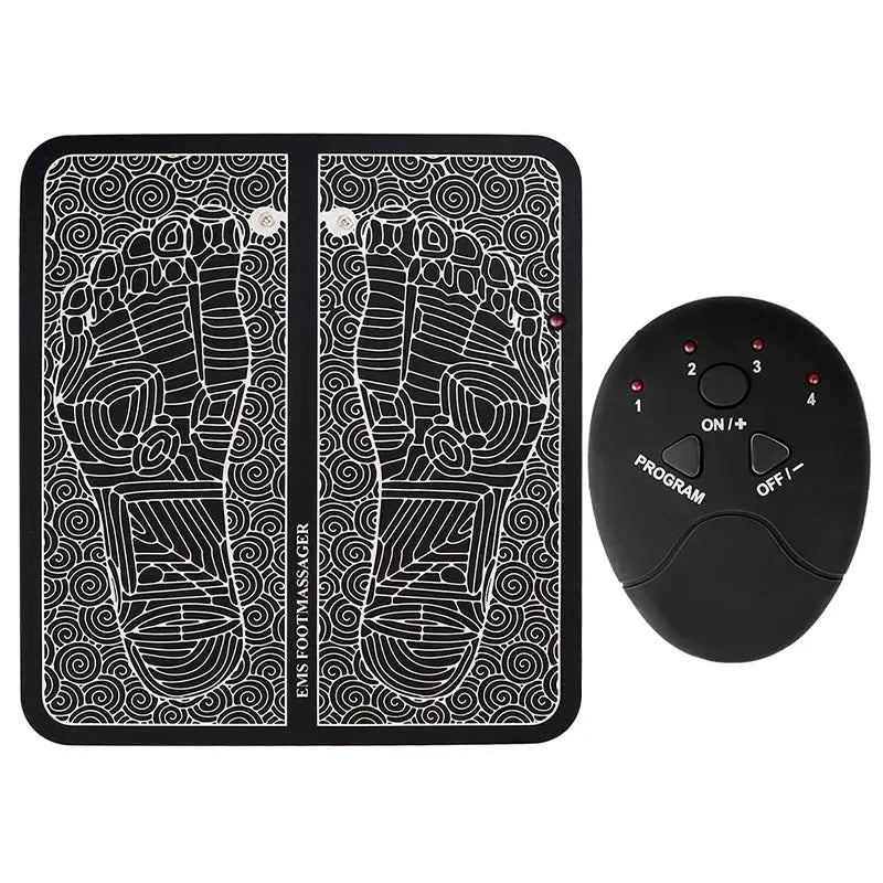 Electric Massage Sole Pad Relieve Sore Feet Leg Cramps Pulse Sole Massager EMS Foot Massager Pad Improve Blood Circulation Makeup art