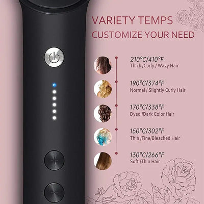 Multifunctional Ionic Hair Straightener Curler Brush Fast Heating Curler Straightener Comb Styler Electric Fast Heating Comb Makeup art