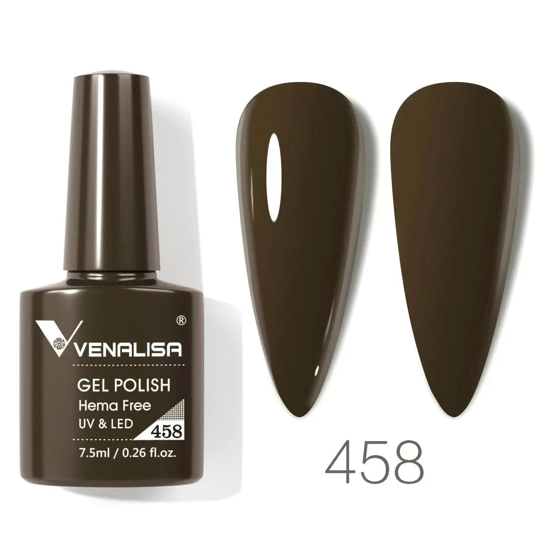 VENALISA 7.5ml Nail Gel Polish VIP5 HEMA Free Semi Permanent Soak off UV LED Nail Gel Varnish Full Coverage Nail Gel Lacquer Makeup art