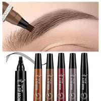 4 fork microblading eyebrow pencil waterproof eyebrow pencil natural long-lasting eyebrow makeup five colors Makeup art