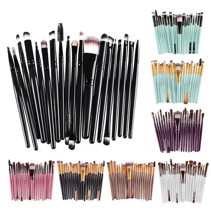 20pcs Eye brush Complete eyeshadow Brush Beauty Tool Explosive neutral logo Free Eyeliner brush Makeup art